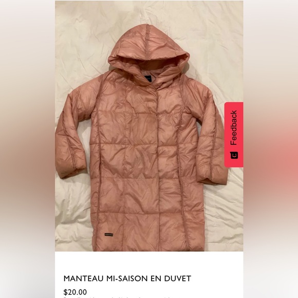 Souris mini zipper puffer coat, hoodie spring, fall or winter! Size 10 girl - Picture 16 of 17